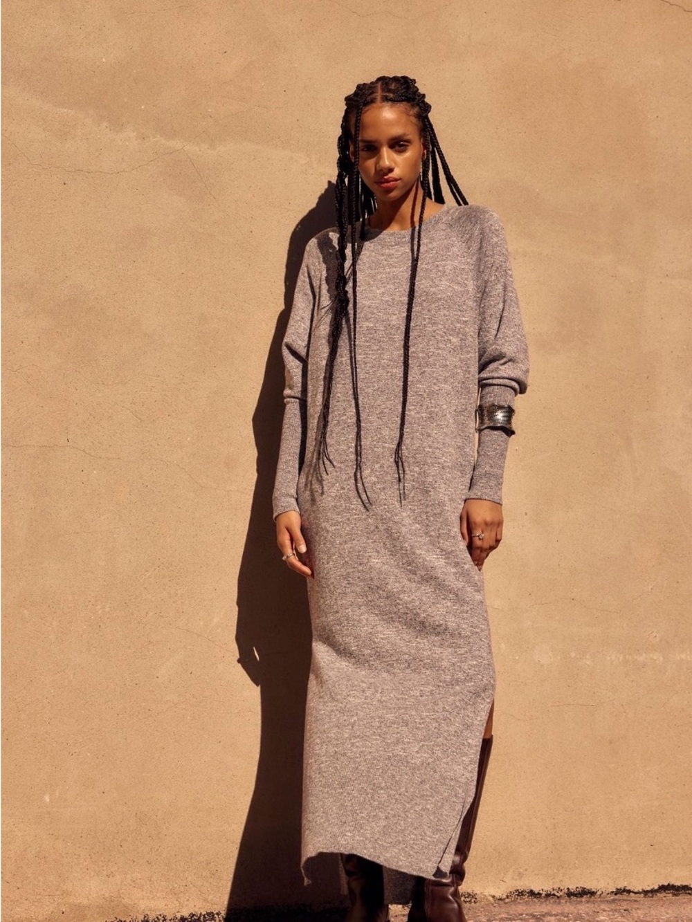 🆕Bnwt Free People Simply Chic Sweater Maxi Dress